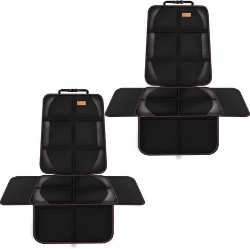 Bacgnyer Car Seat Protector, 2 Pack of Seat Protectors, Thickest Padded 600D Fabric Padding, Waterproof, Durable, Anti Slip Backing, Child Seat Protection, Suitable for Babies, Toddlers, Children in Saudi Arabia