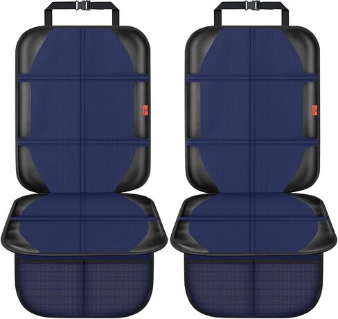 XHYANG Car Seat Protector,Auto Car Seat Protectors Baby Carseat Waterproof & Durable 600D Fabric for Child Baby Car Seat Mat Vehicle Pet Cover 2 Storage Pockets (2 Pack) in Saudi Arabia