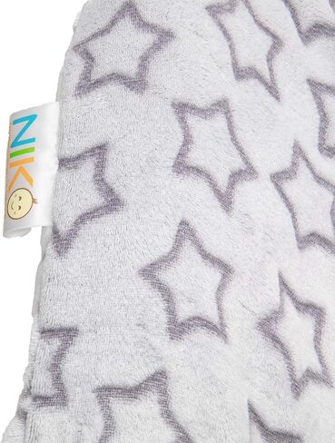غطاء وبطانة مقعد السيارة للأطفال من Niko Easy Wash - قطن جيرسي رمادي وأبيض نمط السهم - ملاءمة عالمية - تم اختباره ضد التصادم - قاعدة المقعد مقاومة للماء - سهل التنظيف - يمكن غسله في الغسالة in Kuwait
