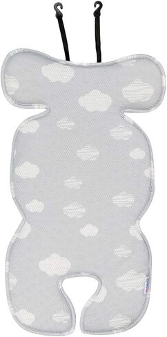 Stroller Liner Cool Seat Cover | Pad| Insert for Universal Car Seat & Stroller - (Toddler Cloud 3D Mesh Handmade) in Saudi Arabia