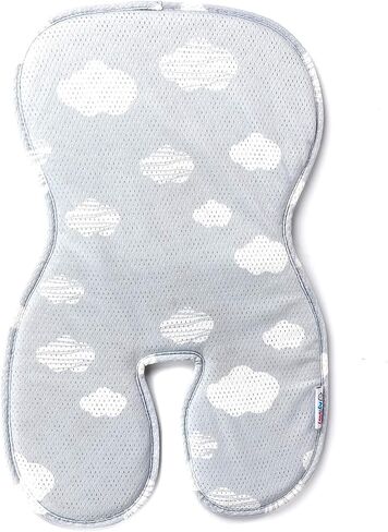 Stroller Liner Cool Seat Cover | Pad| Insert for Universal Car Seat & Stroller - (Toddler Cloud 3D Mesh Handmade) in Saudi Arabia