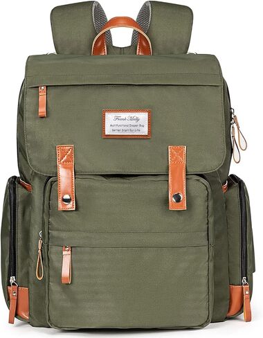 Diaper Bag Backpack Frank Mully Large Multifunction Travel Baby Bag for Mom Dad Cream White in Kuwait