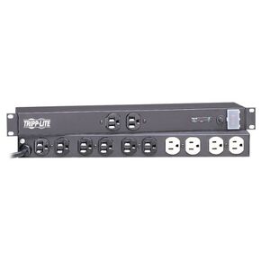 Tripp Lite Isobar Surge Protector Rackmount 12 مخرج 15 'سلك معدني 1URM موديل IBAR12 in Kuwait