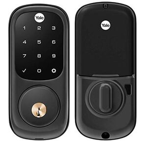 Yale Assure Lock with Z-Wave, Black Suede Smart Touchscreen Deadbolt Works with Ring Alarm, Samsung SmartThings, Wink (Hub Required, Sold Separately), YRD226-ZW2-BSP in Kuwait