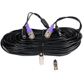 VideoSecu HD Security Camera Cable Pre-made All-in-One BNC Video Power Extension Wire Cord with BNC RCA Connectors for 720P 960P 960H CCTV Surveillance Camera DVR System in Saudi Arabia