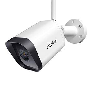 كاميرا LaView Security في الهواء الطلق بدقة 1080 بكسل عالية الدقة، كاميرات Wi-Fi، كاميرات أمان منزلية مع كشف الحركة، صوت ثنائي الاتجاه، رؤية ليلية، بروتوكول ONVIF، متوافق مع Alexa، فتحة بطاقة Micro SD والتخزين السحابي الأمريكي in Kuwait