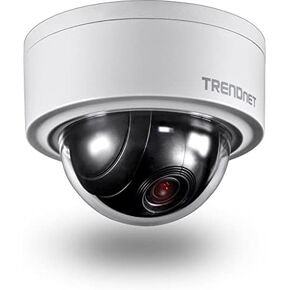 TRENDnet Indoor/Outdoor 3MP Motorized PTZ Dome Network Camera, 4x Optical Zoom, 16x Digital Zoom, Autofocus, IP66 Housing, Free iOS and Android mobile apps, ONVIF Profile S, TV-IP420P in Saudi Arabia