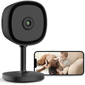 كاميرا LaView الأمنية بدقة 2K، كاميرات رؤية ليلية واضحة لأمن المنزل في الداخل، متوافقة مع Alexa، كشف الحركة، صوت ثنائي الاتجاه، تخزين سحابي/فتحة SD in Kuwait