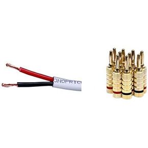 Monoprice 102816 50-Feet 12AWG CL2 Rated 2-Conductor Loud Speaker Cable in Kuwait