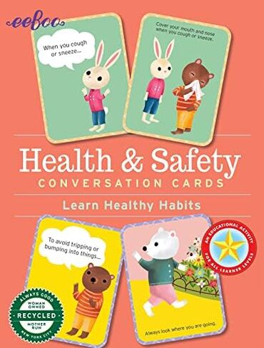 eeBoo Health & Safety Conversation Cards in Saudi Arabia