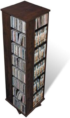 Prepac Large Four-Sided Spinning Tower Storage Cabinet, Espresso in Kuwait