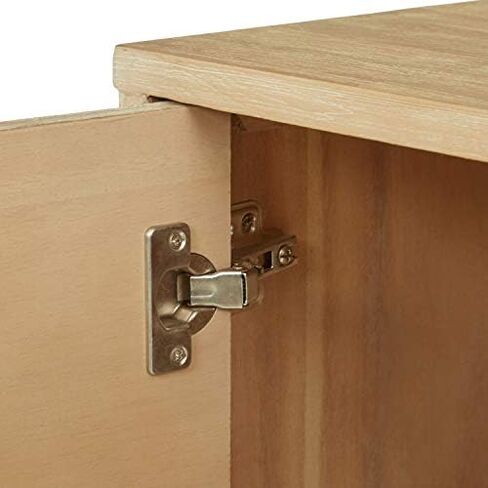 Amazon Brand – Rivet Fulton Rustic Media Cabinet, 63"W, Natural Acacia Accents in Saudi Arabia