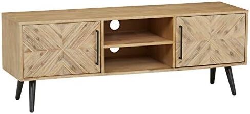 Amazon Brand – Rivet Fulton Rustic Media Cabinet, 63"W, Natural Acacia Accents in Saudi Arabia