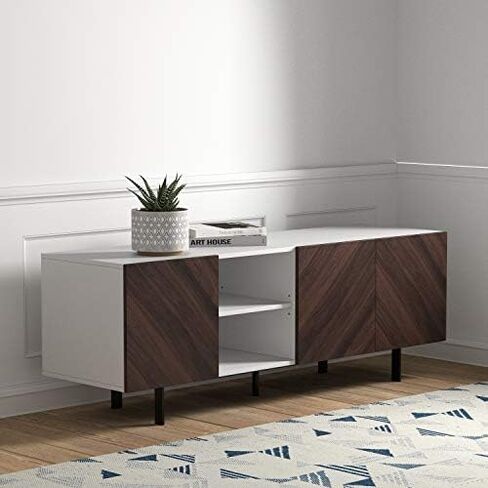 Amazon Brand – Rivet Modern Media Cabinet with Self-Closing Doors, 59"W in Saudi Arabia