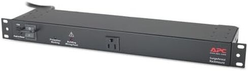 APC NET9RMBLK Rackmount SurgeArrest 9-Outlet/1700 Joules/120V Surge Protector in Kuwait