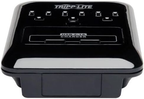 Tripp Lite 3 Outlet Portable Surge Protector Power Strip, Direct Plug in, 2 USB, & $5,000 Insurance (SK30USB) Black in Saudi Arabia