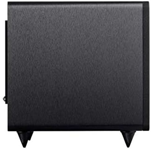 Monoprice SW-10 150 Watt RMS (300 Watt Peak) مضخم صوت يعمل بالطاقة 10 بوصة، تصميم مستورد، تحكم متغير في الطور، مرشح تمرير منخفض متغير، للمسرح المنزلي in Saudi Arabia