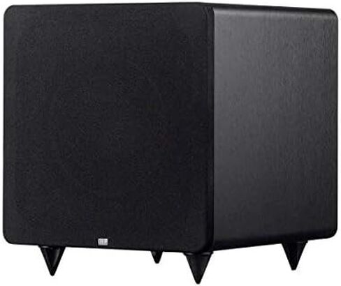 Monoprice SW-10 150 Watt RMS (300 Watt Peak) مضخم صوت يعمل بالطاقة 10 بوصة، تصميم مستورد، تحكم متغير في الطور، مرشح تمرير منخفض متغير، للمسرح المنزلي in Saudi Arabia