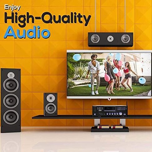 4 Channel Pre Amplifier Receiver - 1000 Watt Rack Mount Bluetooth Home Theater-Stereo Surround Sound Preamp Receiver W/Audio/Video System, CD/DVD Player, AM/FM Radio, MP3/USB Reader - Pyle PD1000BT in Saudi Arabia
