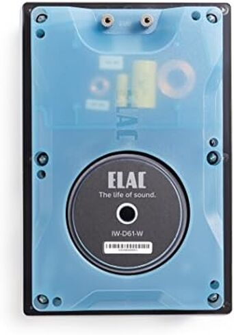 Elac - Debut IW-D61-W Custom In Wall Speaker (Ea)، أسود in Saudi Arabia