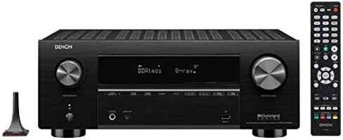 دينون جهاز استقبال AVR-X3700H 8K UHD 9.2 قناة (105 واط × 9) موديل 2020 - صوت وفيديو ثلاثي الابعاد مع تقنية اي ماكس معززة، مصمم للالعاب وبث الموسيقى واليكسا + هيوس (توقف الشركة المصنعة) in Kuwait