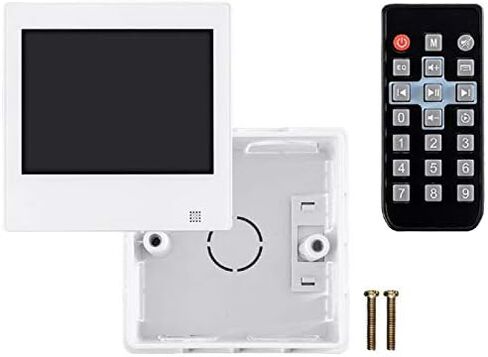 Monoprice 136375 Wall Mount Music Amplifier, 40 Watts with Touch Screen Bluetooth 4.1, Line Level Aux, FM Radio, and Wireless IR Remote - Commercial Audio in Saudi Arabia