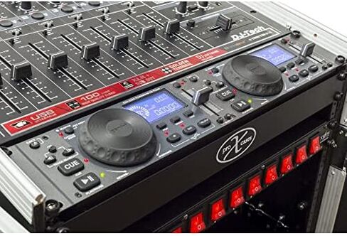 Gemini Sound CDX-2250i Dual Rack Mountable Professional Audio Pitch Control DJ Equipment Multimedia CD Media Player with Audio CD, CD-R, and MP3 Compatible with USB Input in Saudi Arabia