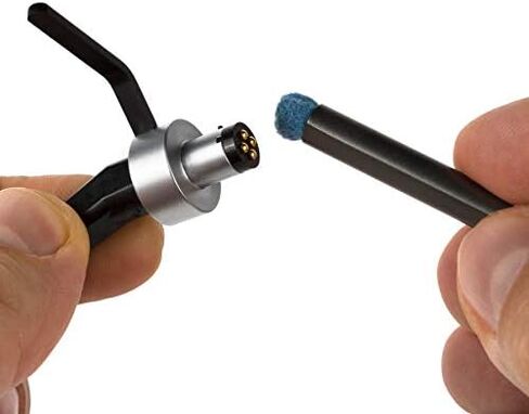 Reloop Cleaning Set for Turntable Tone Arm and Cartridge Contacts, Also Cleans Stylus and Needles, Includes Wet and Dry Brushes, 10ml Liquid Cleaning Fluid and Storage Carry Case in Saudi Arabia
