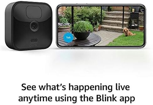 Blink Outdoor الجديدة كليًا - كاميرا أمان لاسلكية عالية الدقة ومقاومة للطقس مع عمر بطارية يصل إلى عامين واكتشاف الحركة in Saudi Arabia