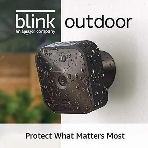 Blink Outdoor الجديدة كليًا - كاميرا أمان لاسلكية عالية الدقة ومقاومة للطقس مع عمر بطارية يصل إلى عامين واكتشاف الحركة in Saudi Arabia