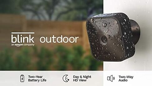 Blink Outdoor الجديدة كليًا - كاميرا أمان لاسلكية عالية الدقة ومقاومة للطقس مع عمر بطارية يصل إلى عامين واكتشاف الحركة in Saudi Arabia