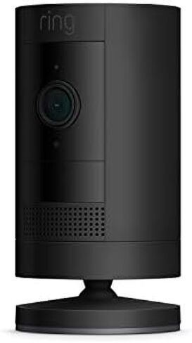 Ring Outdoor Cam (Stick Up Cam) | Weather-Resistant Outdoor Camera, Live View, Color Night Vision, Two-Way Talk, Motion alerts, Works with Alexa | White in Kuwait