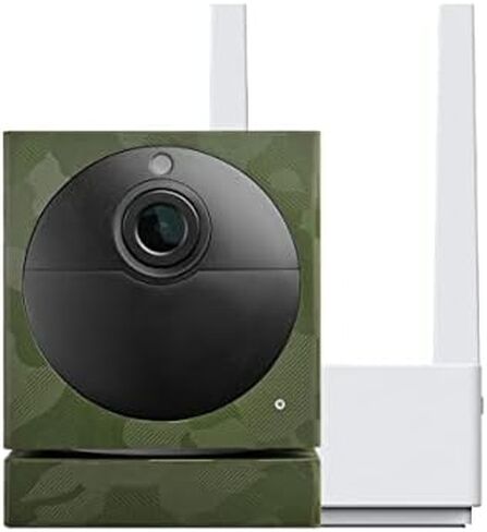 كاميرا Wyze Cam الخارجية v2، كاميرا منزلية ذكية خالية من الأسلاك بدقة 1080 بكسل داخلية/خارجية مع رؤية ليلية ملونة، صوت ثنائي الاتجاه، متوافقة مع Alexa وGoogle in Kuwait
