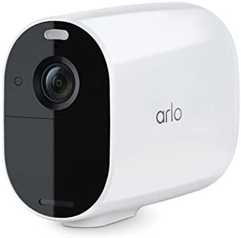كاميرا Arlo Essential Spotlight - عدد 2 (عبوة من 1) أمان لاسلكي، فيديو 1080 بكسل، رؤية ليلية ملونة، طريقة صوت، خالية من الأسلاك، مباشرة إلى WiFi لا حاجة إلى محور، متوافقة مع Alexa، أبيض، VMC2230 in Kuwait