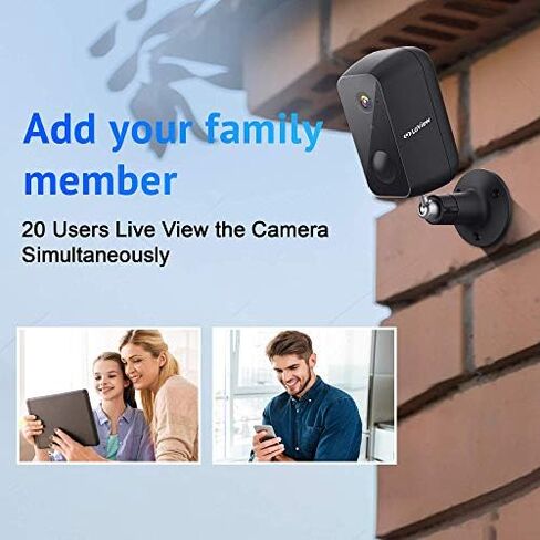 LaView Security Camera Outdoor,Rechargeable Battery Powered 9600mAh,Wireless Security Camera Waterproof, WiFi Camera 1080P HD,Include 1 32GB SD Card,AI Motion Detection,Night Vision,USA Cloud Service… in Kuwait