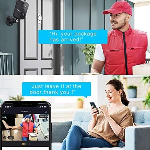 LaView Security Camera Outdoor,Rechargeable Battery Powered 9600mAh,Wireless Security Camera Waterproof, WiFi Camera 1080P HD,Include 1 32GB SD Card,AI Motion Detection,Night Vision,USA Cloud Service… in Kuwait