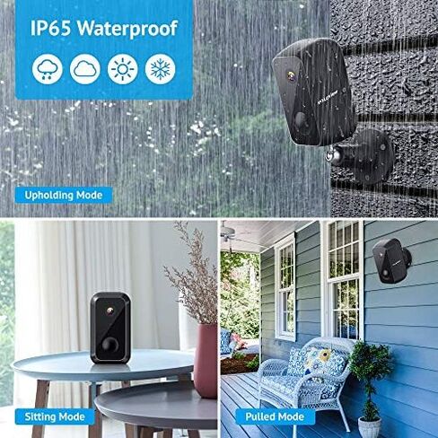 LaView Security Camera Outdoor,Rechargeable Battery Powered 9600mAh,Wireless Security Camera Waterproof, WiFi Camera 1080P HD,Include 1 32GB SD Card,AI Motion Detection,Night Vision,USA Cloud Service… in Kuwait
