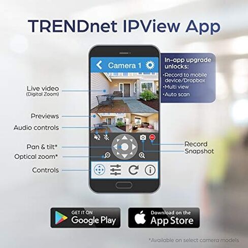 TRENDnet Indoor/Outdoor 3MP Motorized PTZ Dome Network Camera, 4x Optical Zoom, 16x Digital Zoom, Autofocus, IP66 Housing, Free iOS and Android mobile apps, ONVIF Profile S, TV-IP420P in Saudi Arabia
