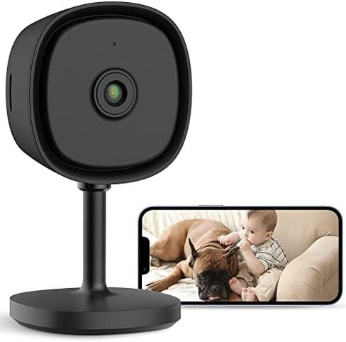 كاميرا LaView الأمنية بدقة 2K، كاميرات رؤية ليلية واضحة لأمن المنزل في الداخل، متوافقة مع Alexa، كشف الحركة، صوت ثنائي الاتجاه، تخزين سحابي/فتحة SD in Kuwait