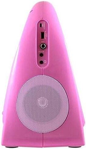 Hamilton Buhl Juke24 Portable Digital Jukebox with CD Player & Karaoke Function, Red/Yellow in Saudi Arabia