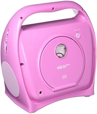 Hamilton Buhl Juke24 Portable Digital Jukebox with CD Player & Karaoke Function, Red/Yellow in Saudi Arabia