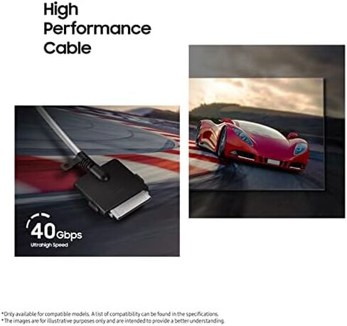 Samsung Electronics 2021 5m One Invisible Connection Cable for Neo QLED 8K TV to Connect to Multiple Device Sources and Power Cord, High Speed Data Transmission, VG-SOCA05/ZA in Kuwait