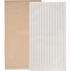 Owlowla Changing Pad Portable Diaper Mat Baby Travel Changing Liner,2 Pack | Soft Waterproof Vegan Leather Fabric,Size 30"x16" for Newborns Toddlers,Gift for Baby Boys Girls,Classic Brown&Brush Strokes in Saudi Arabia