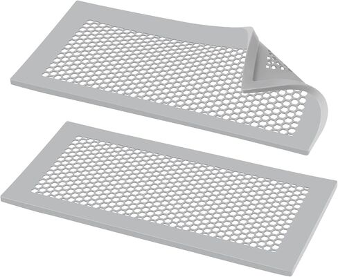 NiHome Baby Proofing Vent Covers for Home Floor Wall Ceiling Vent Registers, Protective Soft Silicone Vent Covers, Child Proof Floor Air Vent Cover Prevents Small Item from Falling Set of 1 (Black) in Kuwait