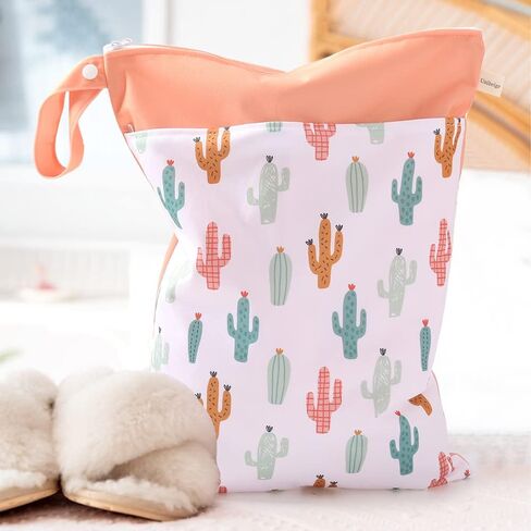Wet Dry Bags for Baby Cloth Diapers - Waterproof Reusable Washable Travel Bags, Gym Bag, Pool, Daycare Soiled Baby Items Yoga Gym Bag for Swimsuits & Wet Clothes 3pcs/set（Bohemia in Kuwait