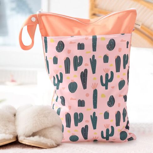Wet Dry Bags for Baby Cloth Diapers - Waterproof Reusable Washable Travel Bags, Gym Bag, Pool, Daycare Soiled Baby Items Yoga Gym Bag for Swimsuits & Wet Clothes 3pcs/set（Bohemia in Kuwait