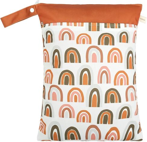 Wet Dry Bags for Baby Cloth Diapers - Waterproof Reusable Washable Travel Bags, Gym Bag, Pool, Daycare Soiled Baby Items Yoga Gym Bag for Swimsuits & Wet Clothes 3pcs/set（Bohemia in Kuwait