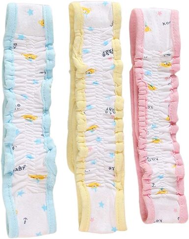 3 قطع مشبك حفاضات للأطفال الرضع لطيف قابل للتعديل مشبك تثبيت ثابت حزام بديل للإبر تغيير حفاضات دبابيس الطفل (نمط عشوائي) من شركة تومي بيبي in Kuwait