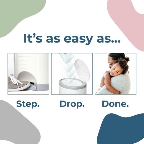 Diaper Dekor Plus Diaper Pail Refills | 2 Count | Most Economical Refill System | Quick & Easy to Replace | No Preset Bag Size Use Only What You Need | Exclusive End-of-Liner Marking in Kuwait