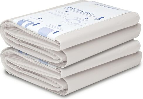 Diaper Dekor Plus Diaper Pail Refills | 2 Count | Most Economical Refill System | Quick & Easy to Replace | No Preset Bag Size Use Only What You Need | Exclusive End-of-Liner Marking in Kuwait